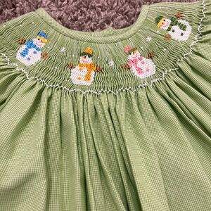 Girls size 3 snowman dress